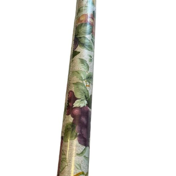 Vintage Fruit Con-Tact Creative Covering Paper 18 in x 9 Ft USA Purple Yellow - Picture 5 of 12